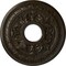 Ekena Millwork Baltimore Medallion (Canopies up to 5 1/2"), 15 3/8"OD x 4 1/4"ID x 1 1/2"P, Stone Hearth Crackle CM15BASHC - alternate 1